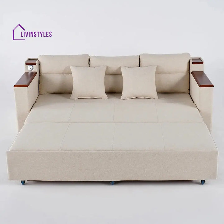 Rupal Fabric Sofa Come Bed with Storage for Living Room | Space Saving Sofa