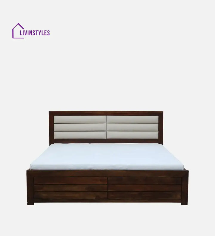 Moscow Indian Rosewood Storage Beds with Drawer Bedroom Furniture Sets