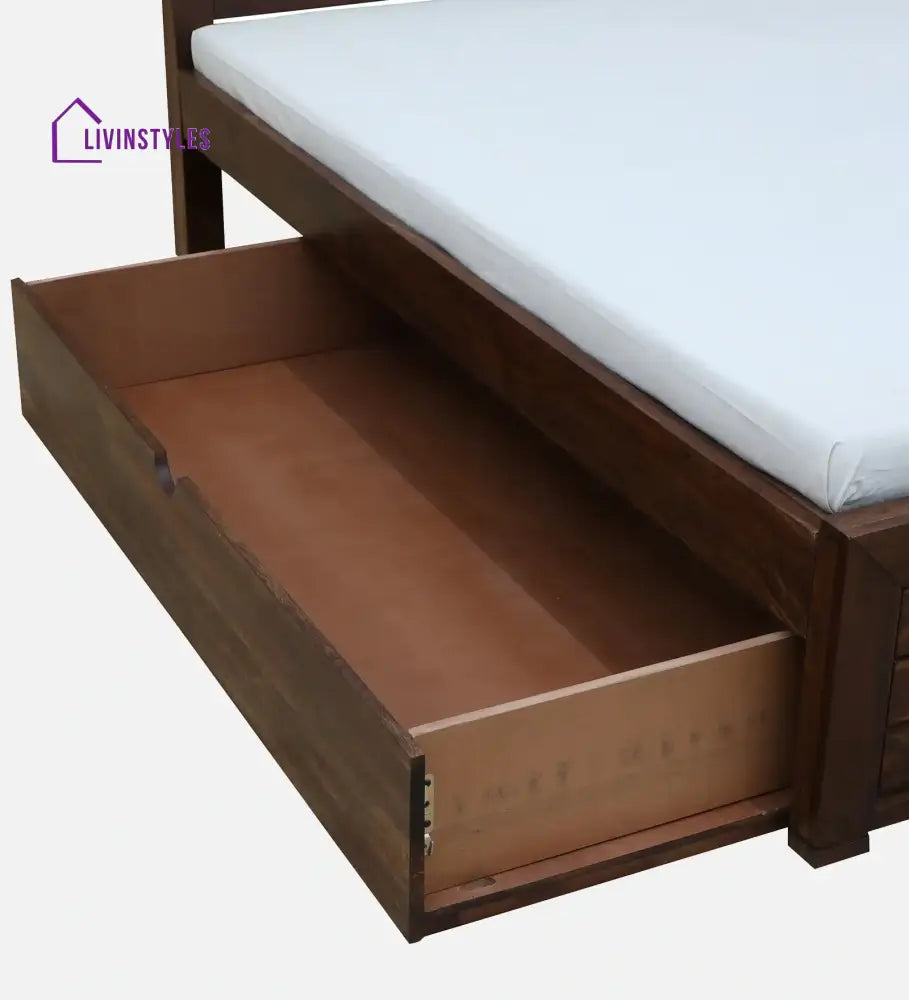 Moscow Indian Rosewood Storage Beds with Drawer Bedroom Furniture Sets