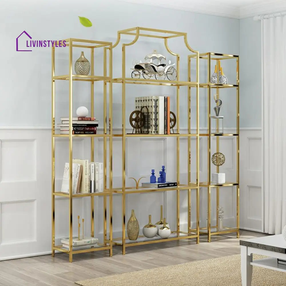 Ruslan Stainless Steel Bookshelves | Storage Shelves