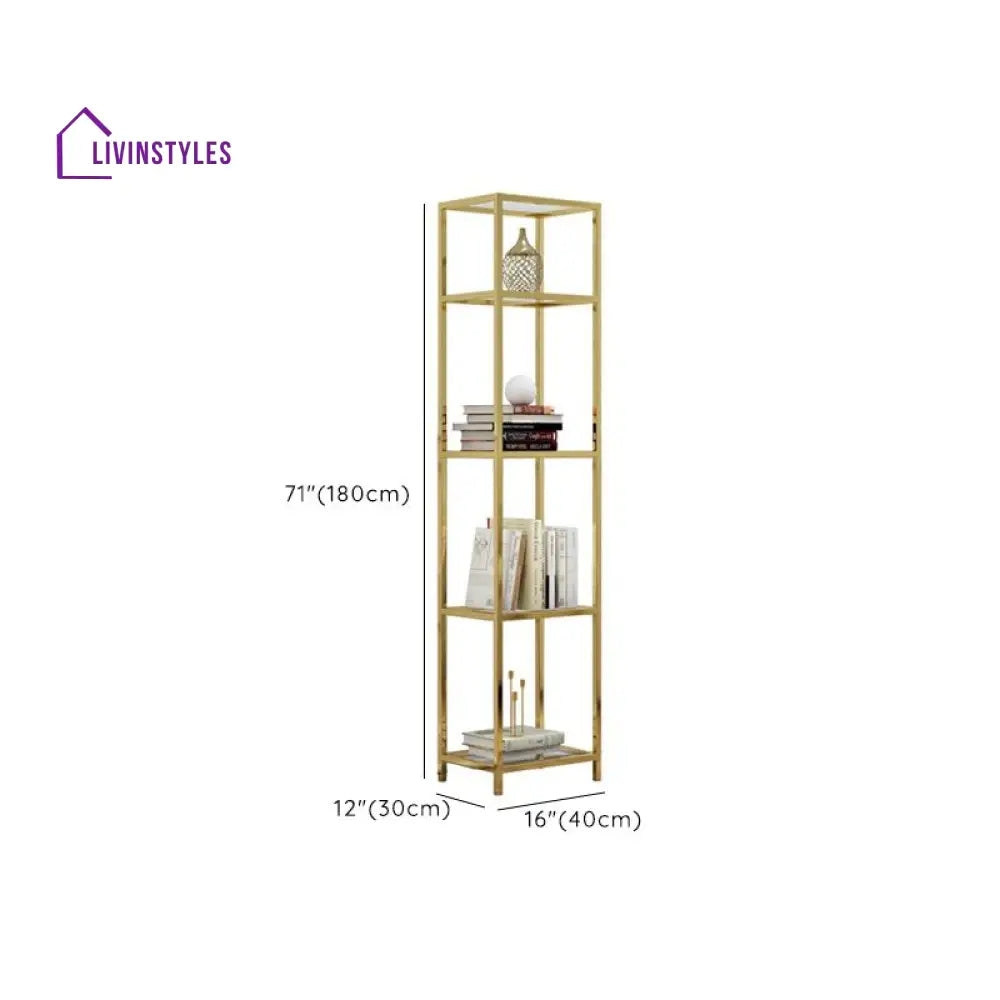 Ruslan Stainless Steel Bookshelves | Storage Shelves