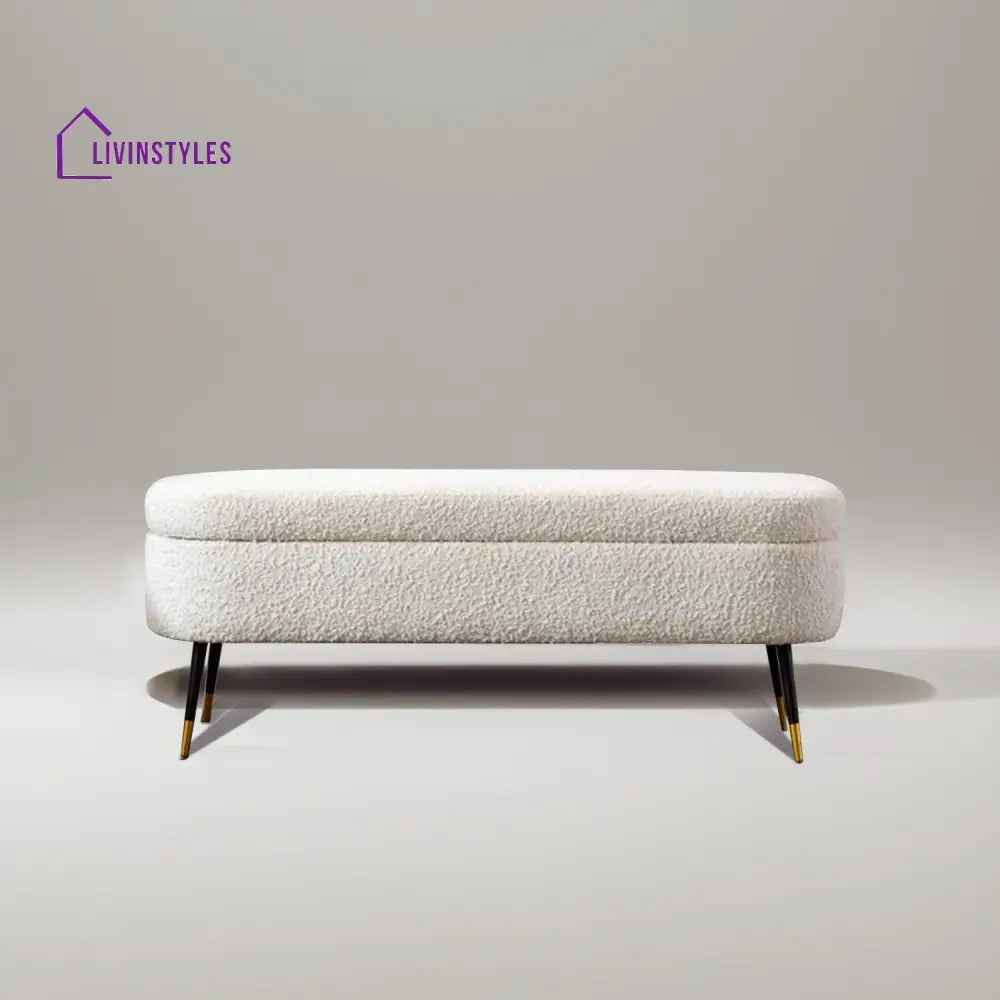 Ruslana Ivory Escape Storage Bench Furniture