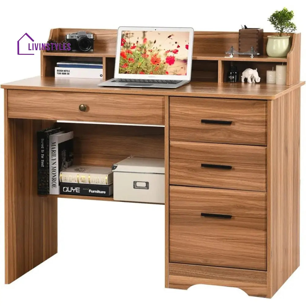 Ruslana Wooden Study Table for Students