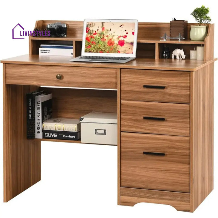 Ruslana Wooden Study Table for Students