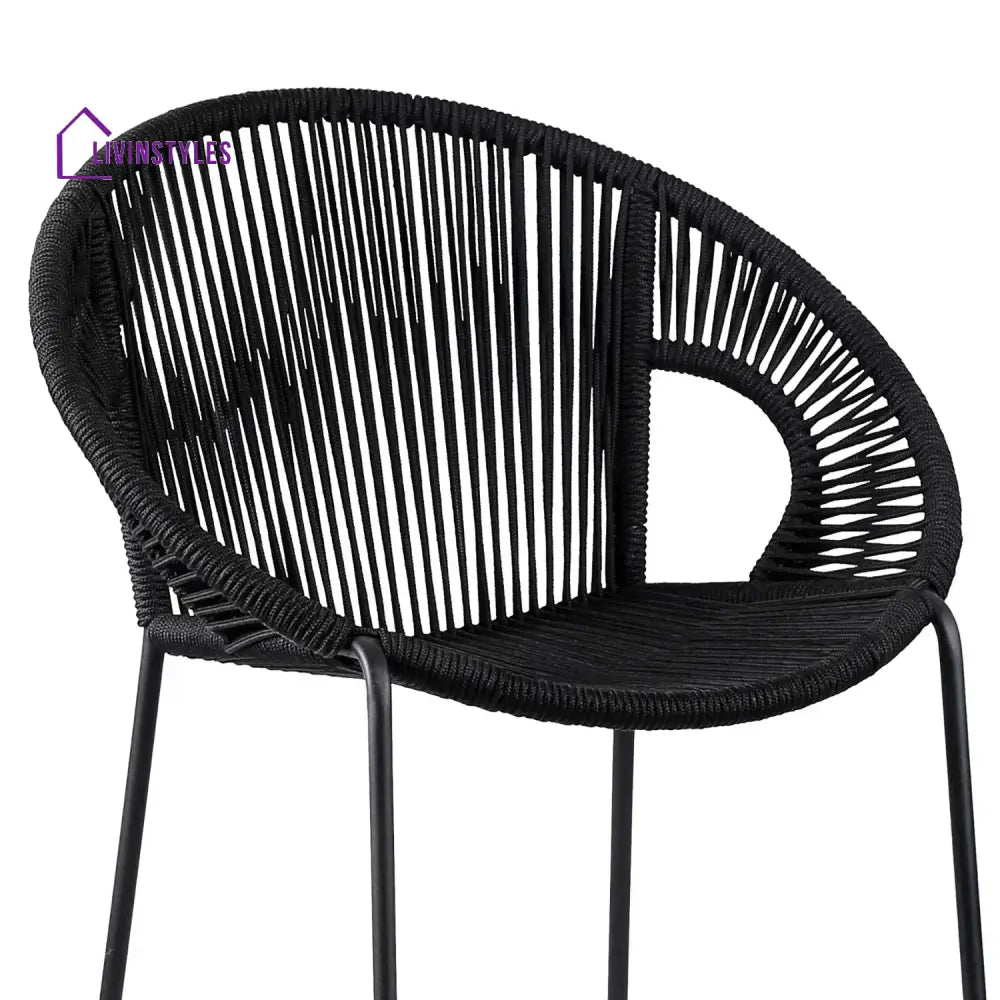 Saanvi 2-Piece Outdoor Rope Bar Chairs – Stylish Comfort Built to Last - Bar Chairs