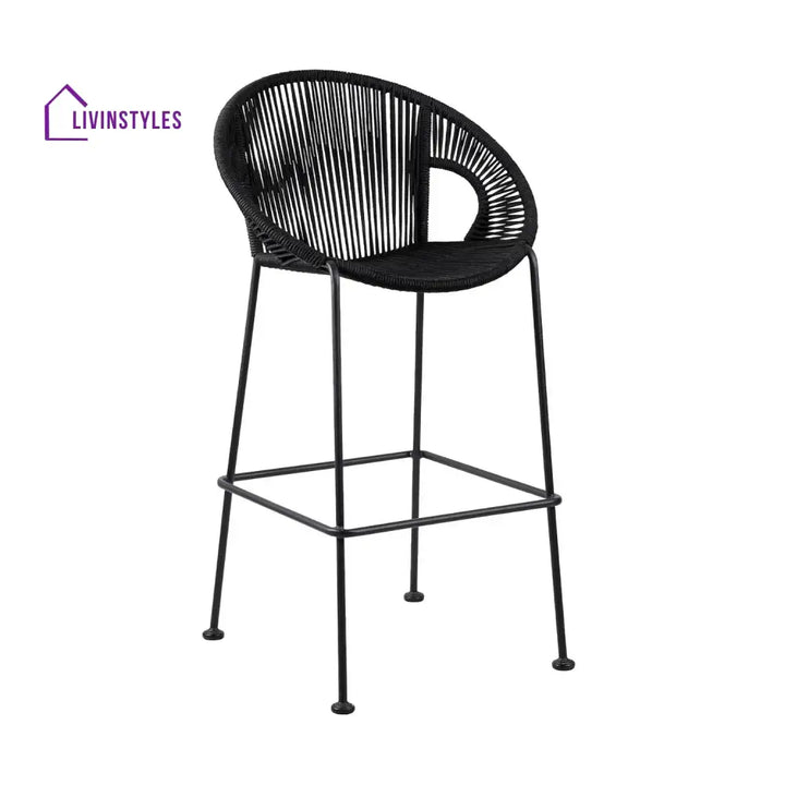 Saanvi 2-Piece Outdoor Rope Bar Chairs – Stylish Comfort Built to Last - Bar Chairs