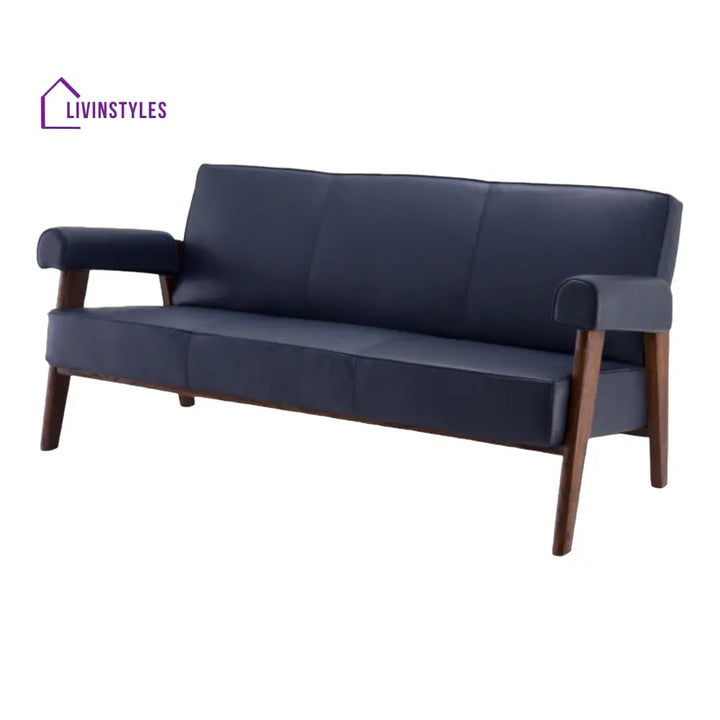 Adla 3 Seater Sofa Blue