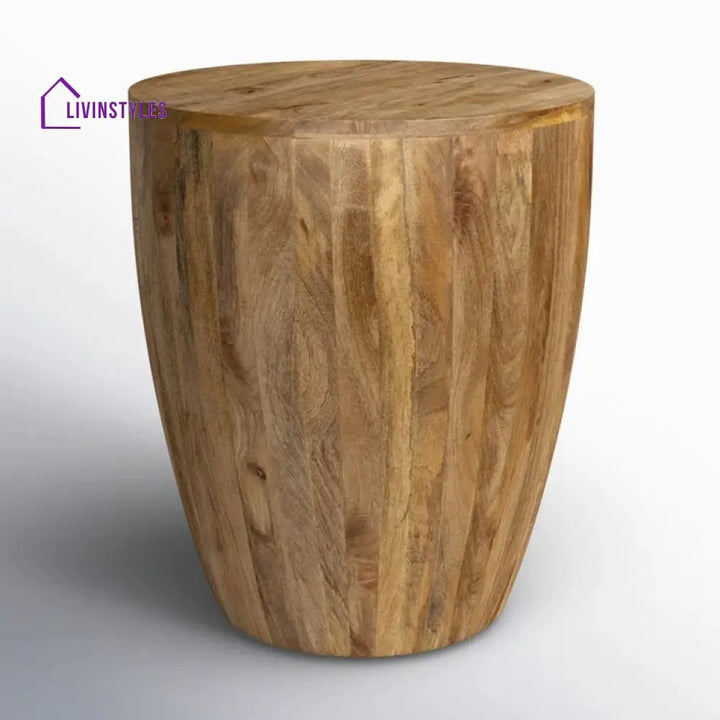 Saanvi Solid Wood Drink Table | End Table | Side Table for Living Room