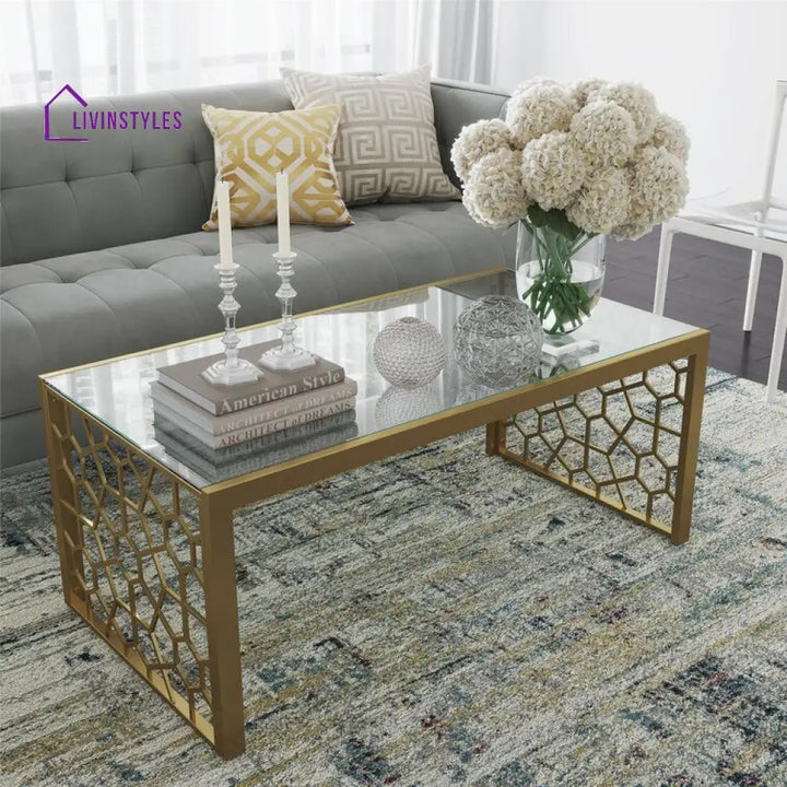 Saara Metal Coffee Table For Living Room