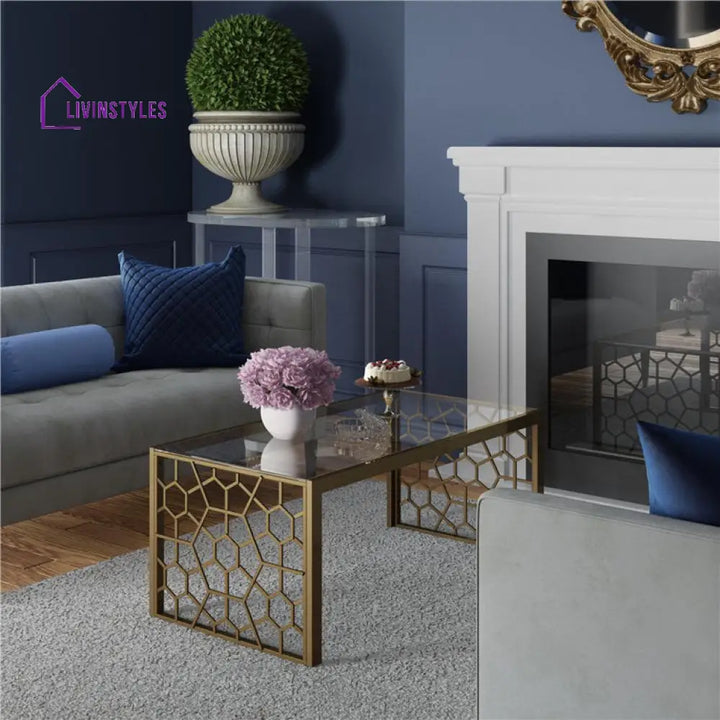 Saara Metal Coffee Table For Living Room