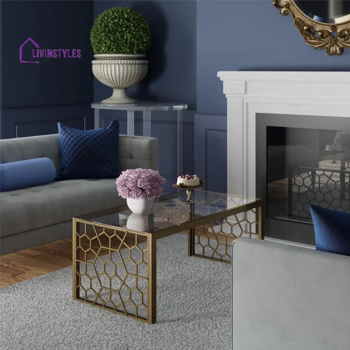 Saara Metal Coffee Table For Living Room