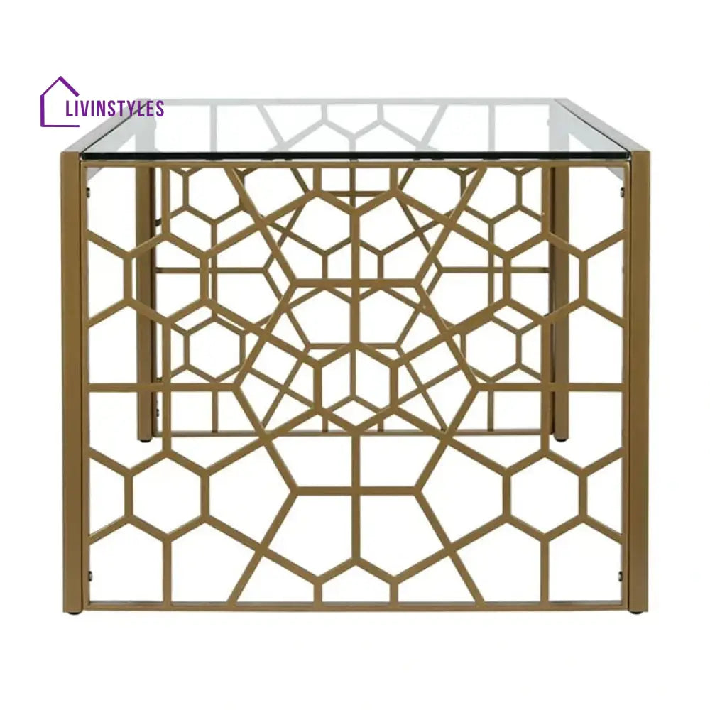 Saara Metal Coffee Table For Living Room