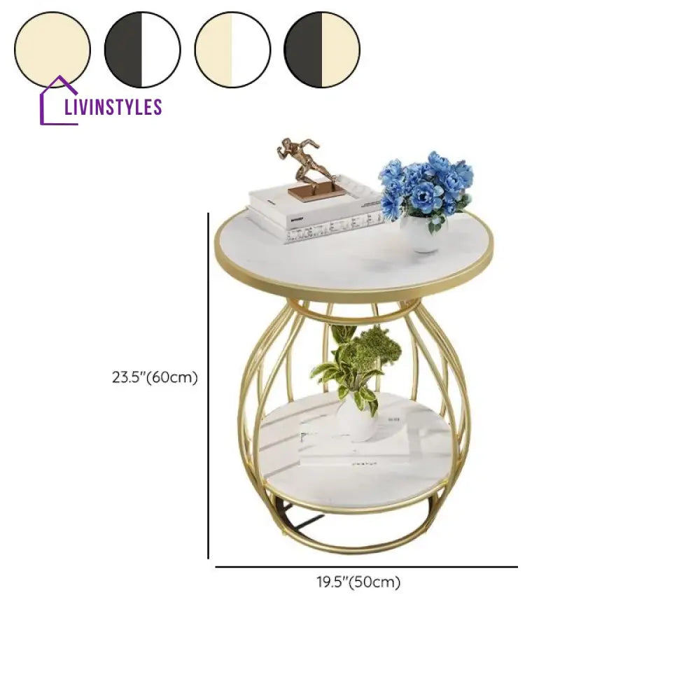 Sage Side Table for Living Room