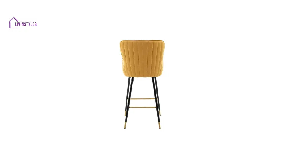Sahil Yellow Color Nolen Bar Stool