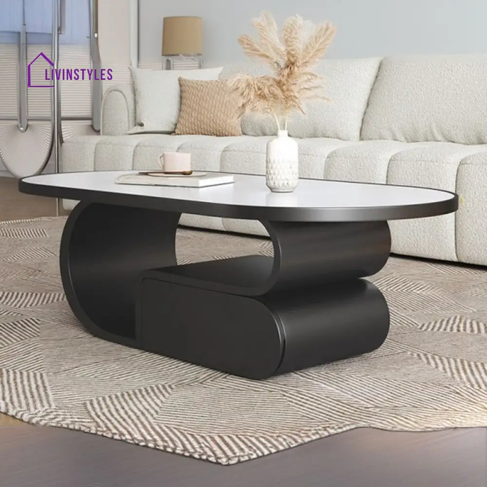 Saisha Stainless Steel Frame Coffee Table for Living Room