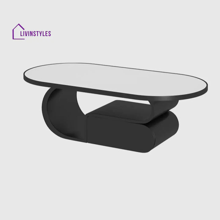 Saisha Stainless Steel Frame Coffee Table for Living Room