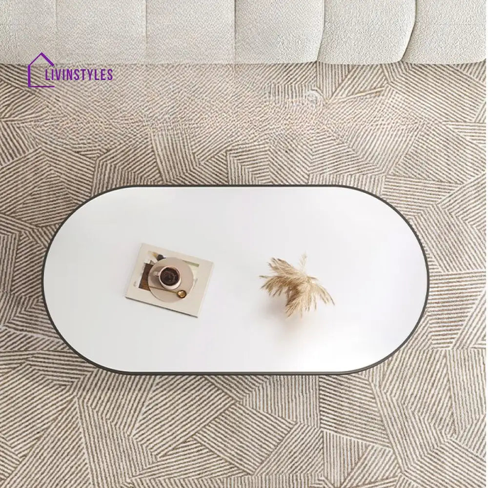 Saisha Stainless Steel Frame Coffee Table for Living Room