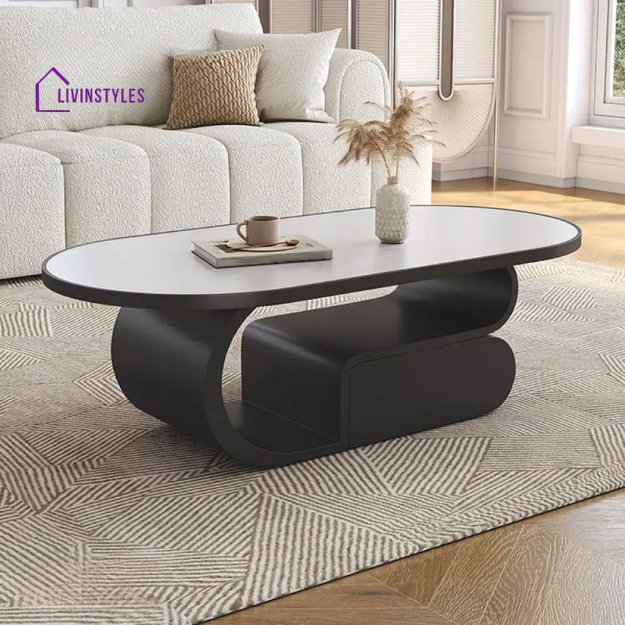 Saisha Stainless Steel Frame Coffee Table for Living Room