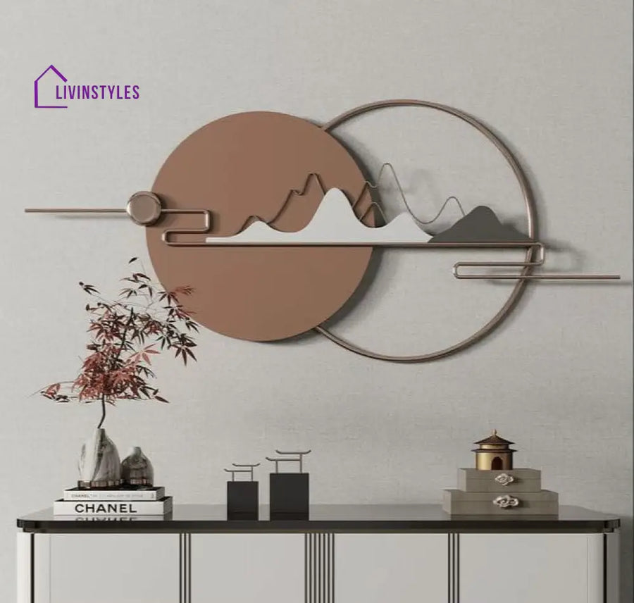 Sakshi Round Metal Wall Art