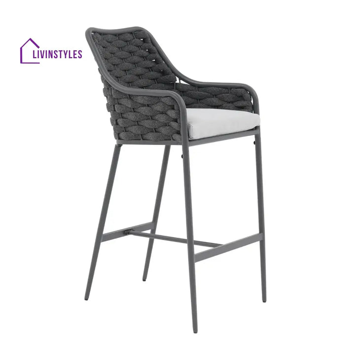 Samaira 2-Piece Outdoor Rope Bar Chairs – Stylish Comfort Built to Last - Bar Chairs