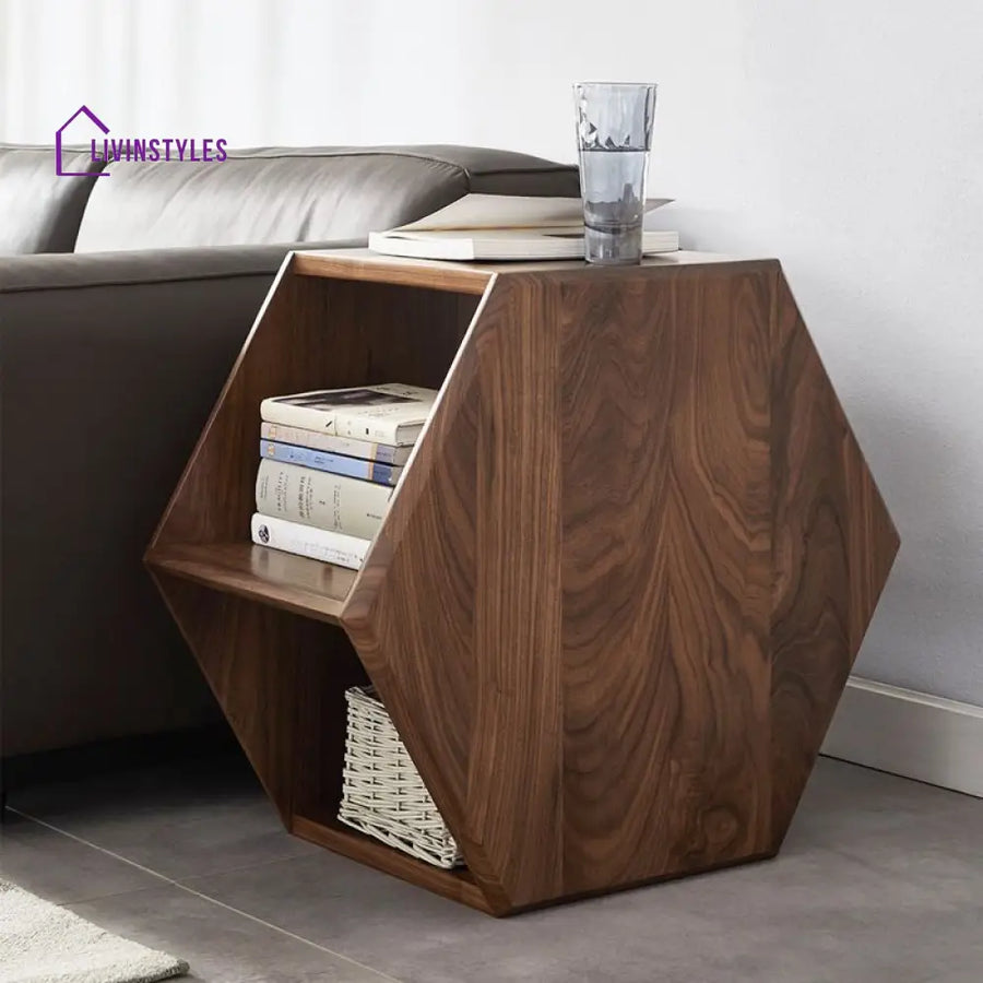 Samaira Solid Wood Coffee Table For Living Room