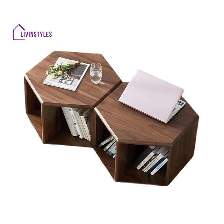 Samaira Solid Wood Coffee Table For Living Room