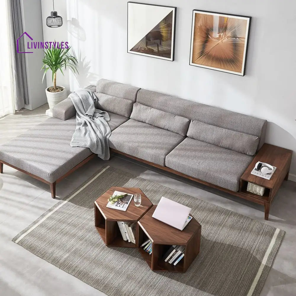 Samaira Solid Wood Coffee Table For Living Room