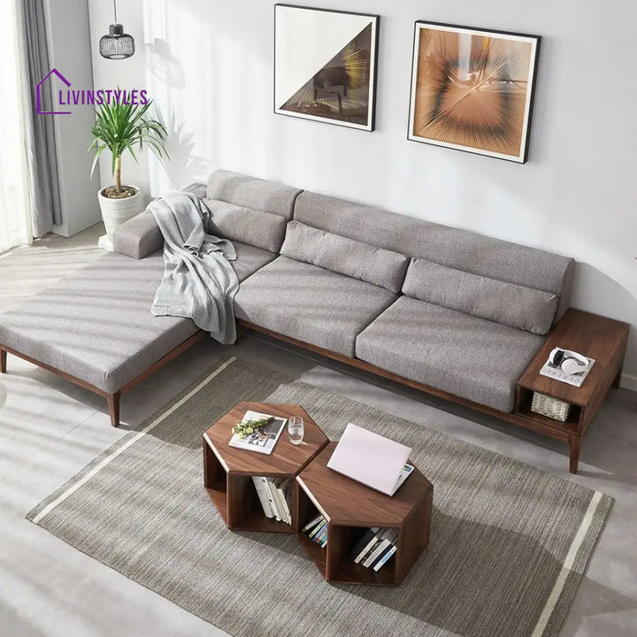 Samaira Solid Wood Coffee Table For Living Room