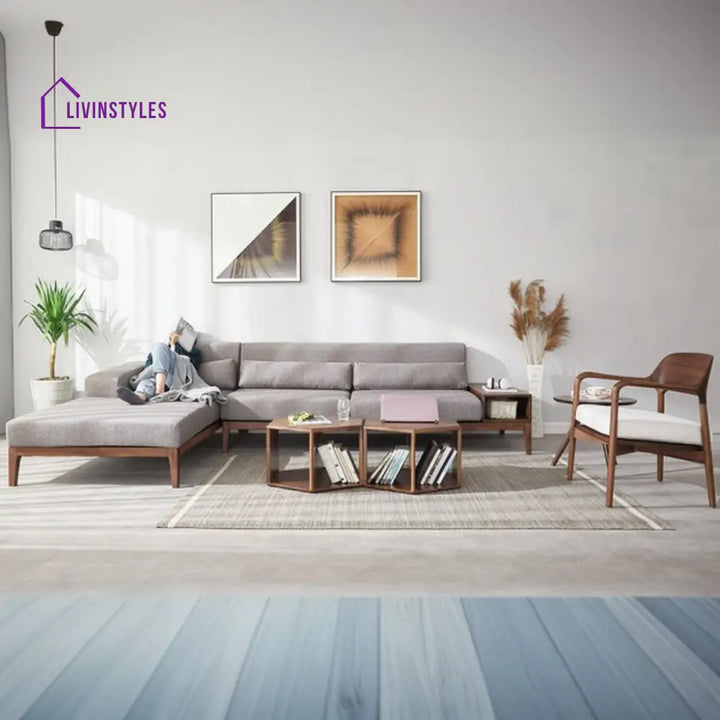 Samaira Solid Wood Coffee Table For Living Room