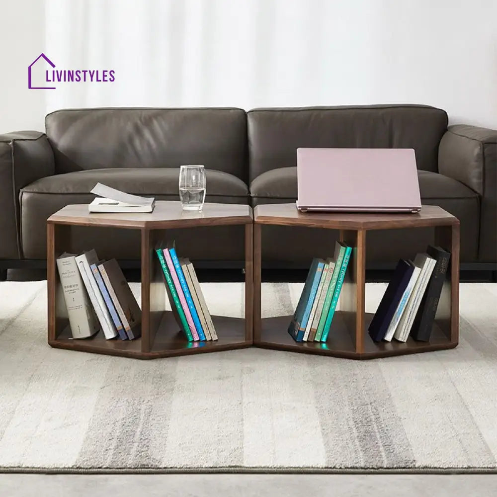 Samaira Solid Wood Coffee Table For Living Room