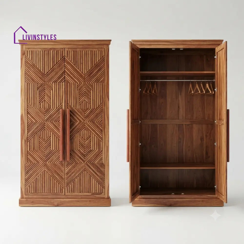Samaira Wooden Wardrobe for Clothes | Cupboard for Clothes