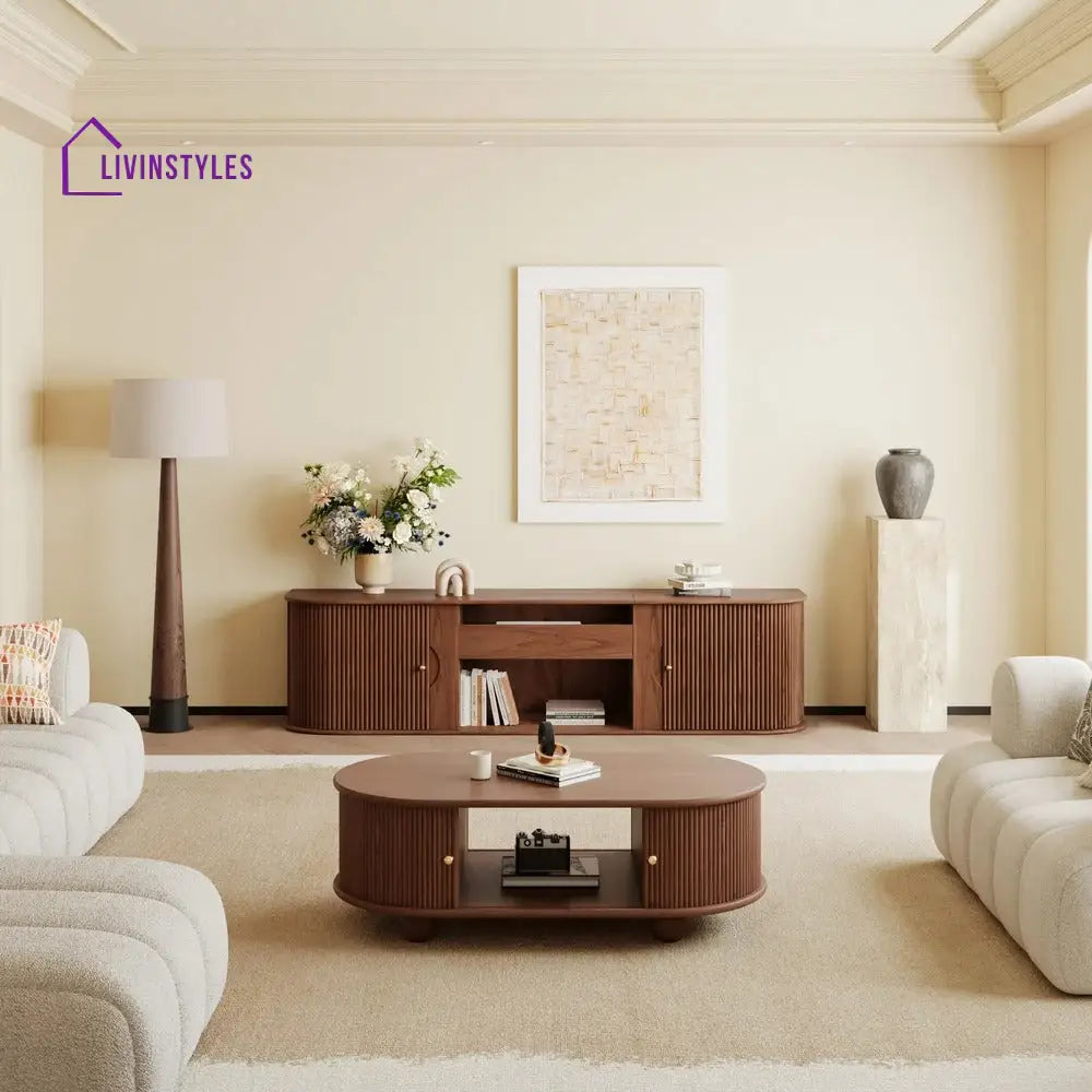 Samantha Solid Wood Tv unit | Console for Living Room