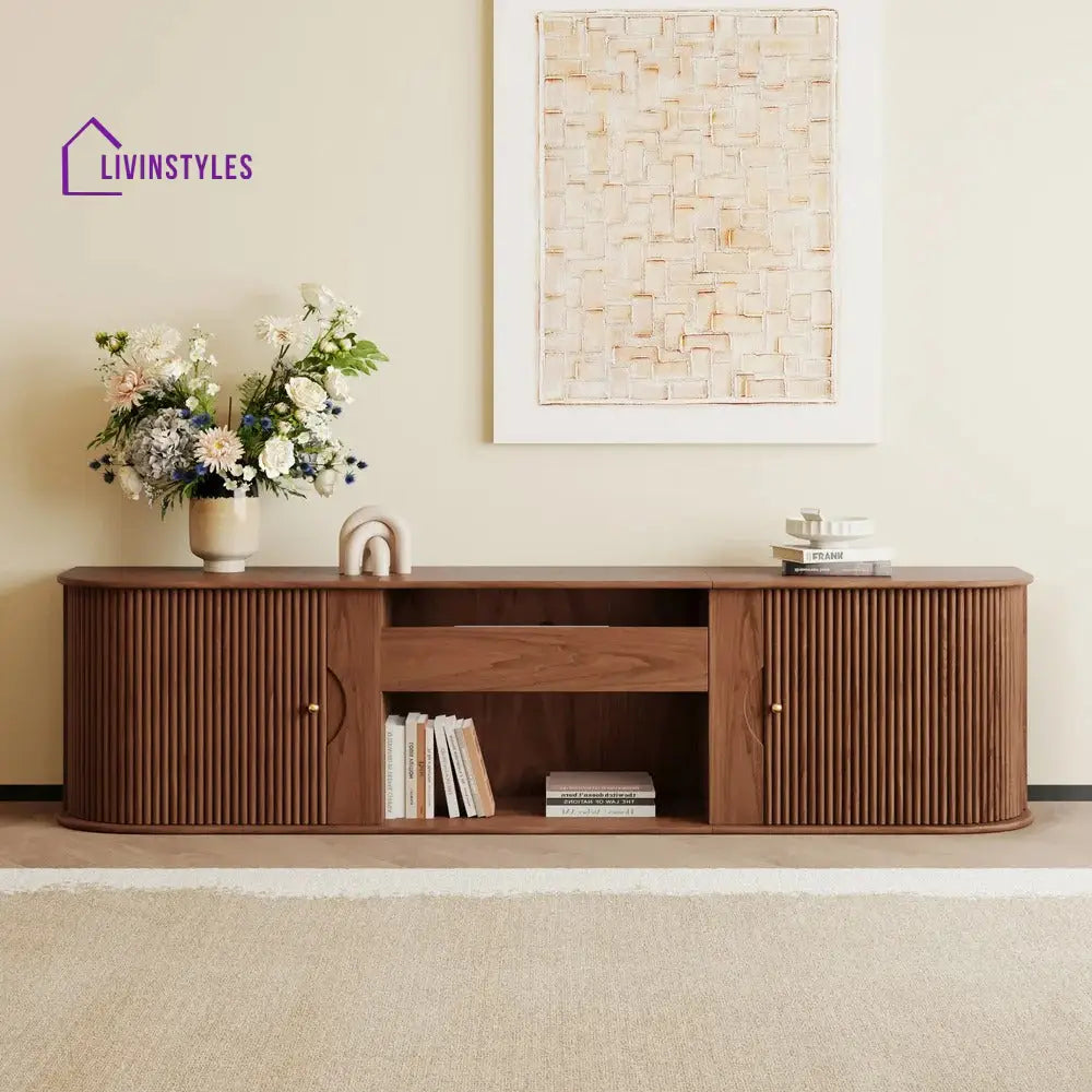 Samantha Solid Wood Tv unit | Console for Living Room