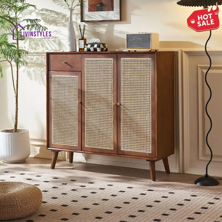 Samar Solid Wood Shoe Rack for Hallway | Entryway