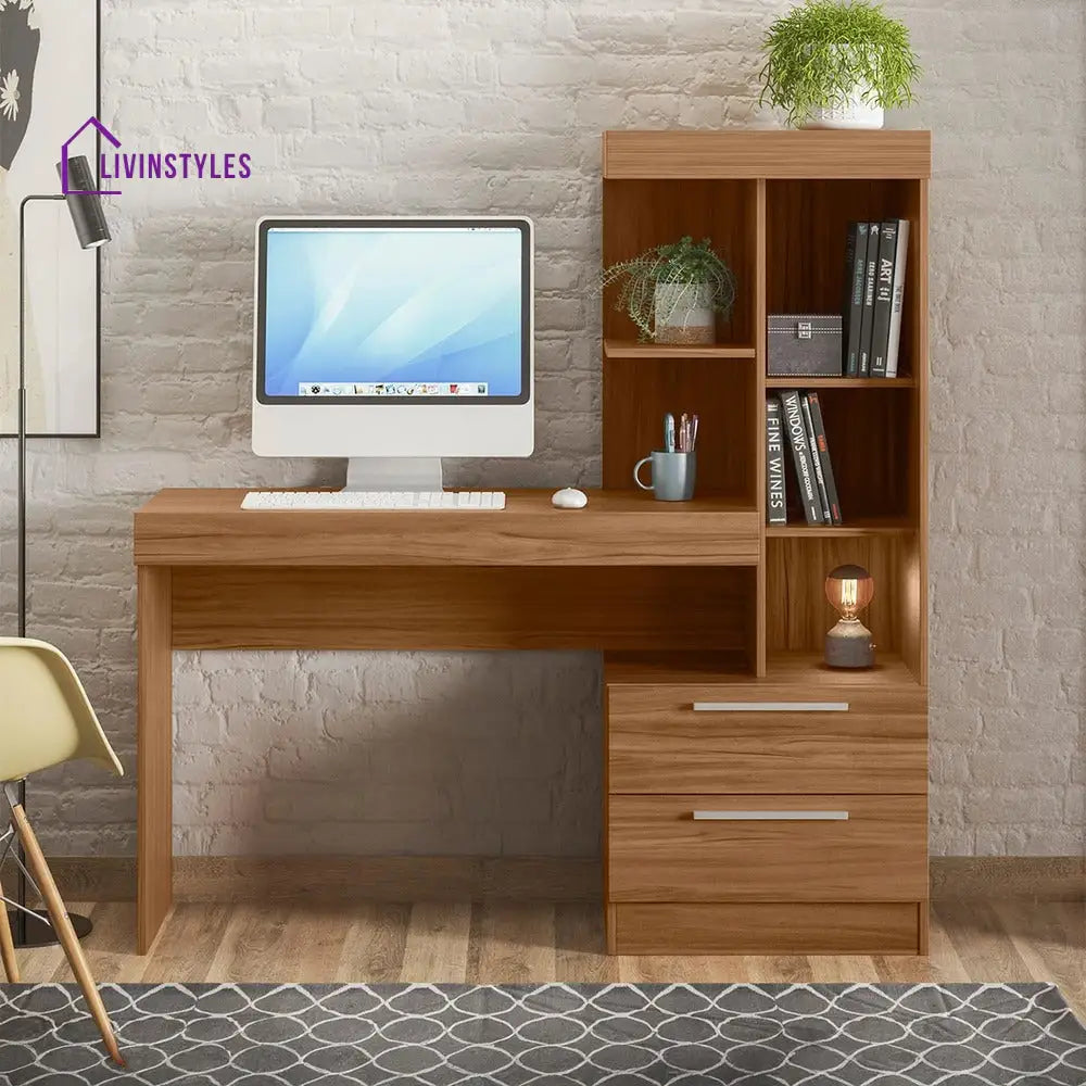Samira Wooden Finish Study Table for Students