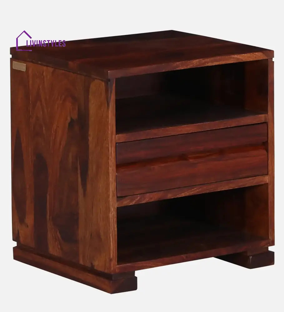 Moscow Sheesham Wood Nightstand Bedside Table Bedroom Furniture Sets