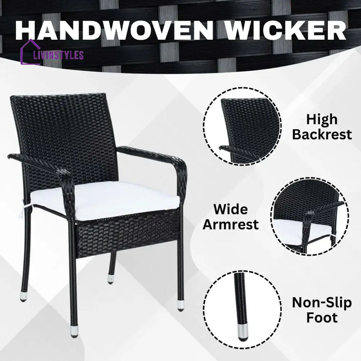 Sana 3-Piece Outdoor Rattan Wicker Patio Set - Patio Set