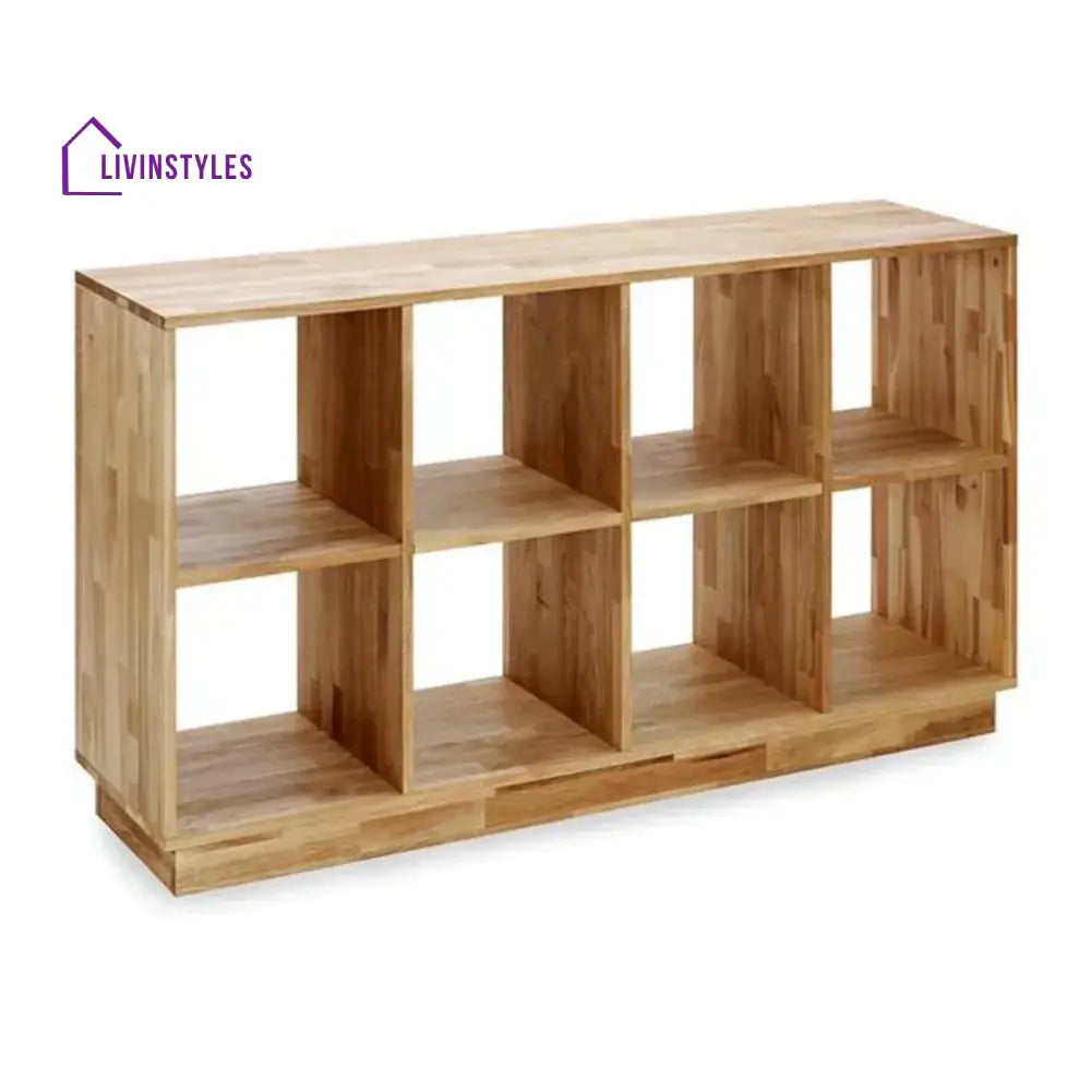 Nismaaya Danyal Oak Wood Bookcase
