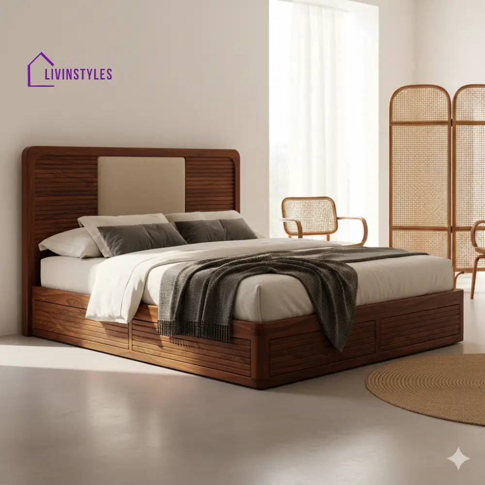 Sandra Premium Sheesham Wood Bed