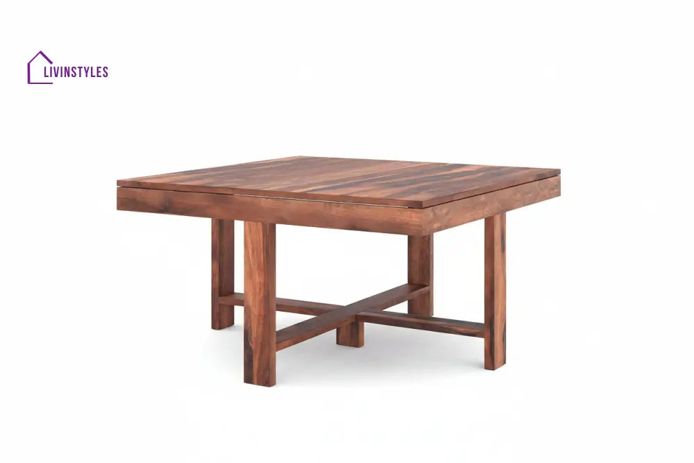 Sang Sheesham Coffee Table with Four stools