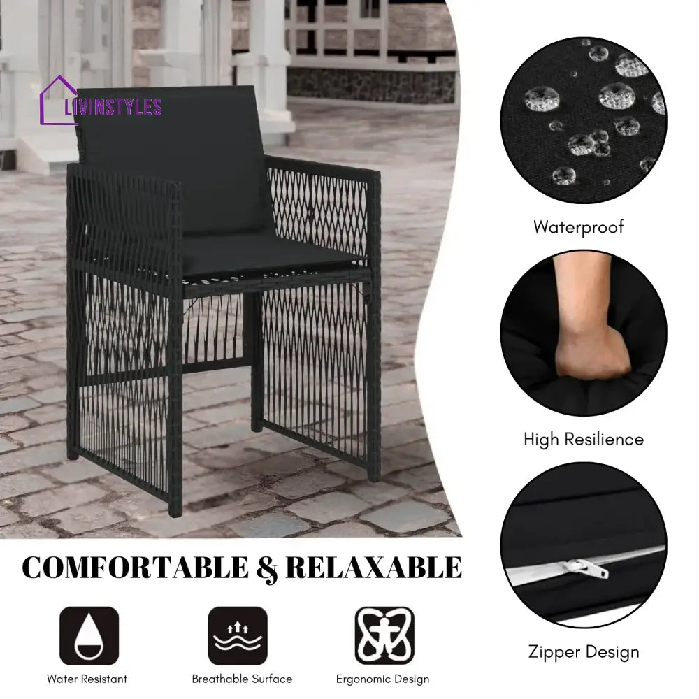Sanika 10 Seater Outdoor Rattan Wicker Dinning Set - Dining Set