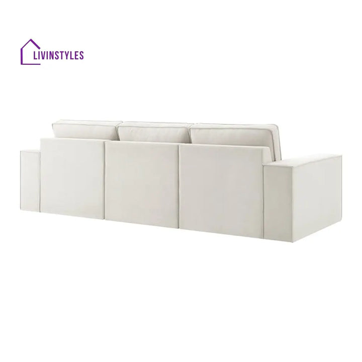 Santiago 3 Seater Sofa - Ivory - Sofas