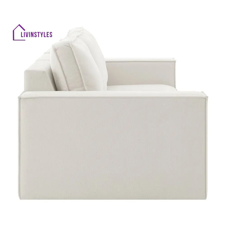 Santiago 3 Seater Sofa - Ivory - Sofas