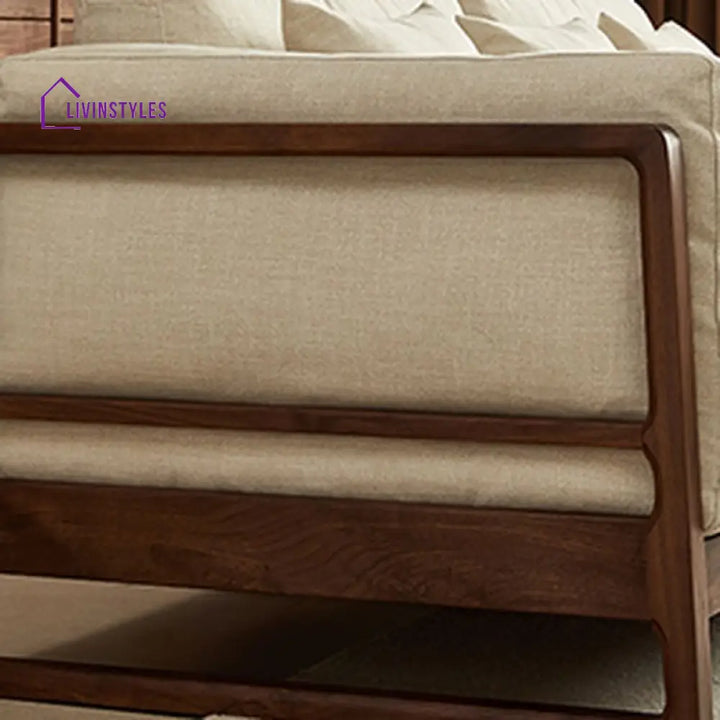 Sanyukta Solid Wood 3 Seater Sofa for Living Room