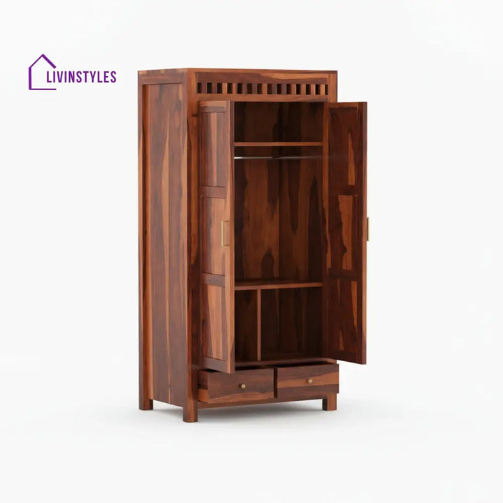 Sara sheesham wood 3 door wardrobe