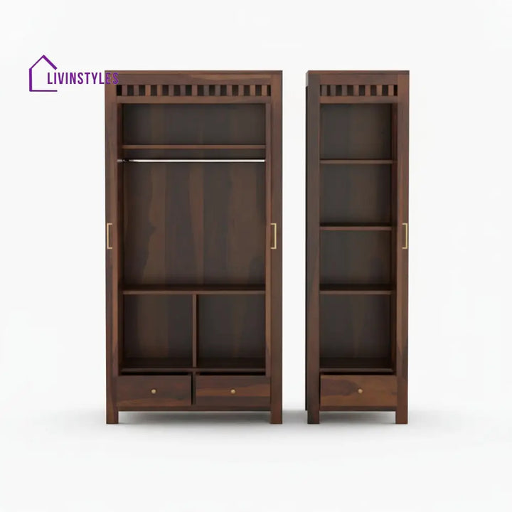 Sara sheesham wood 3 door wardrobe