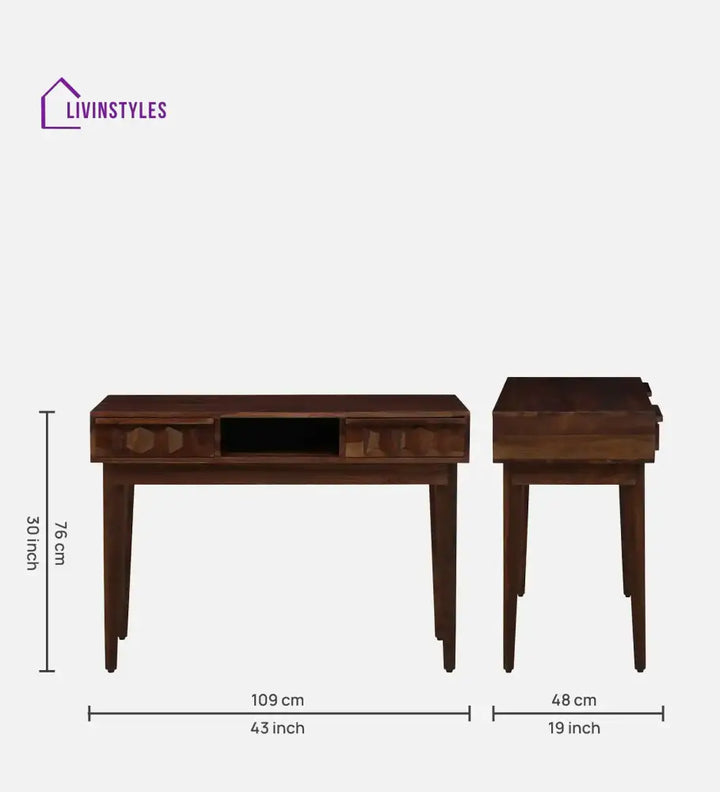 Sara Solid Wood Study Table for Students Study Table