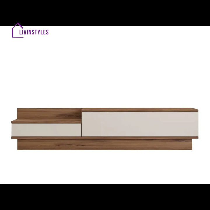 Sarah White Finish Tv Unit Stand for Living Room