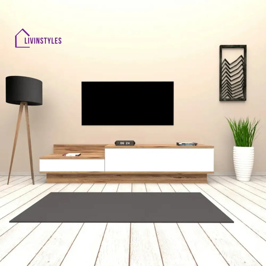 Sarah White Finish Tv Unit Stand for Living Room