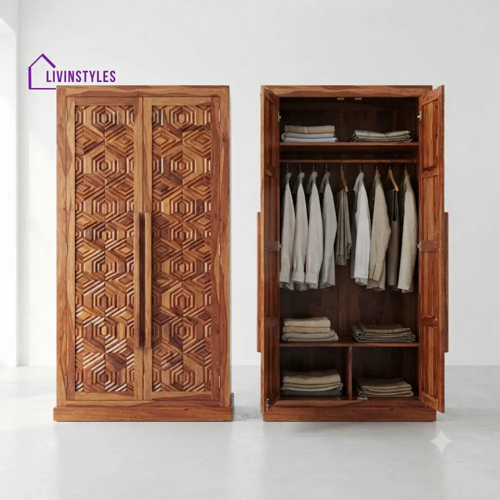 Sarika Wooden Wardrobe for Clothes | Cupboard for Clothes